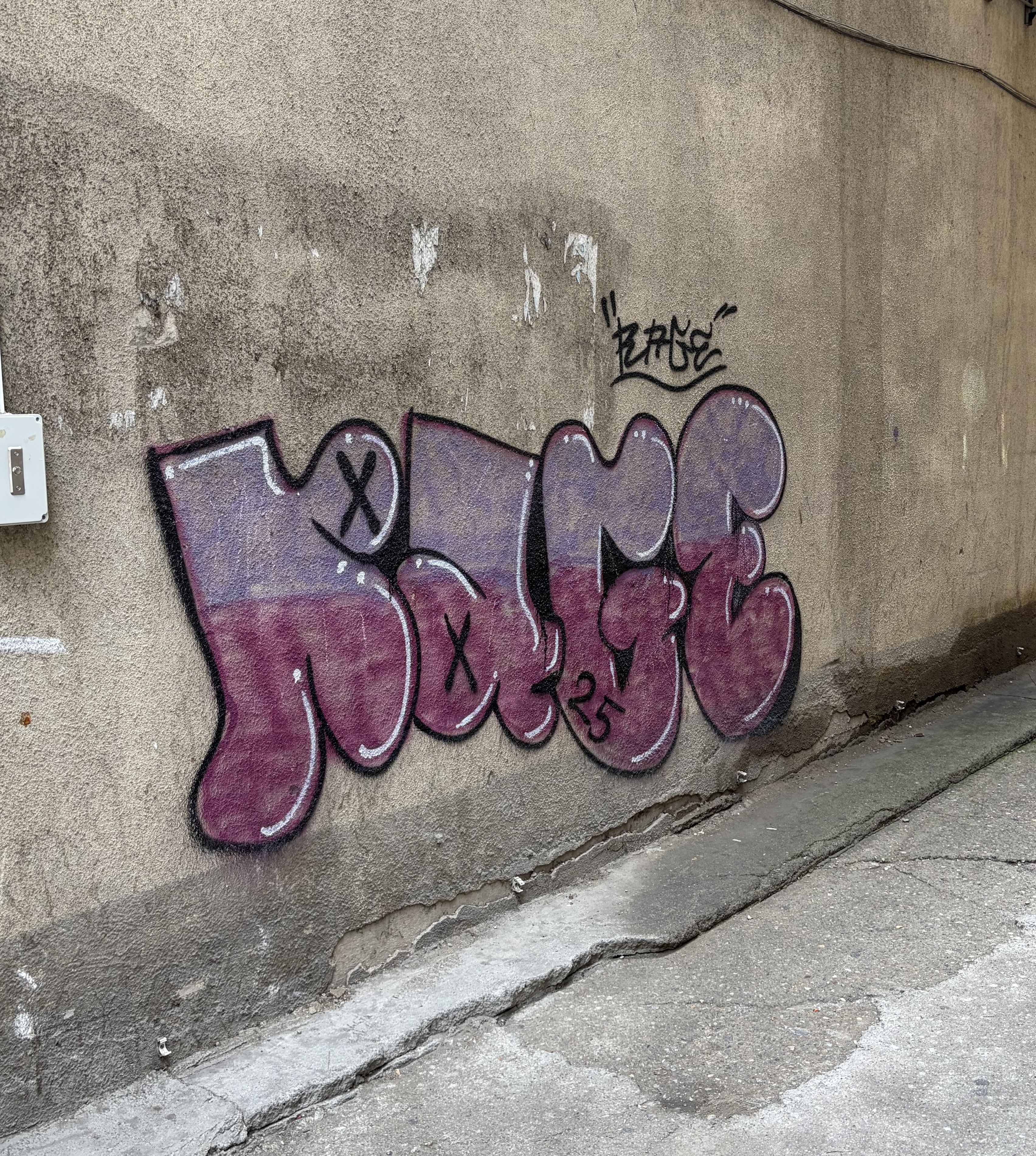 Urban graffiti in Aragveli Tbilisi