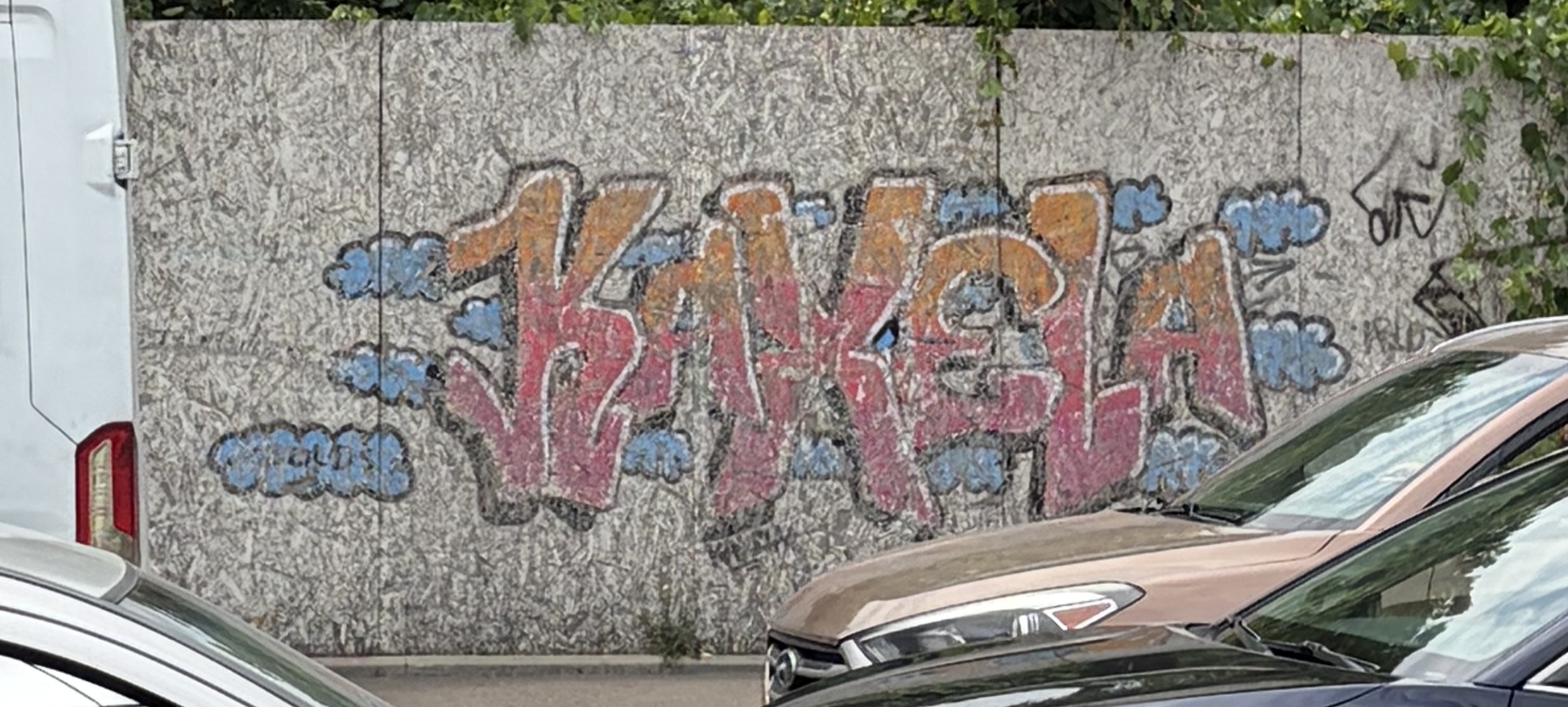 Graffiti mural in Aragveli Tbilisi